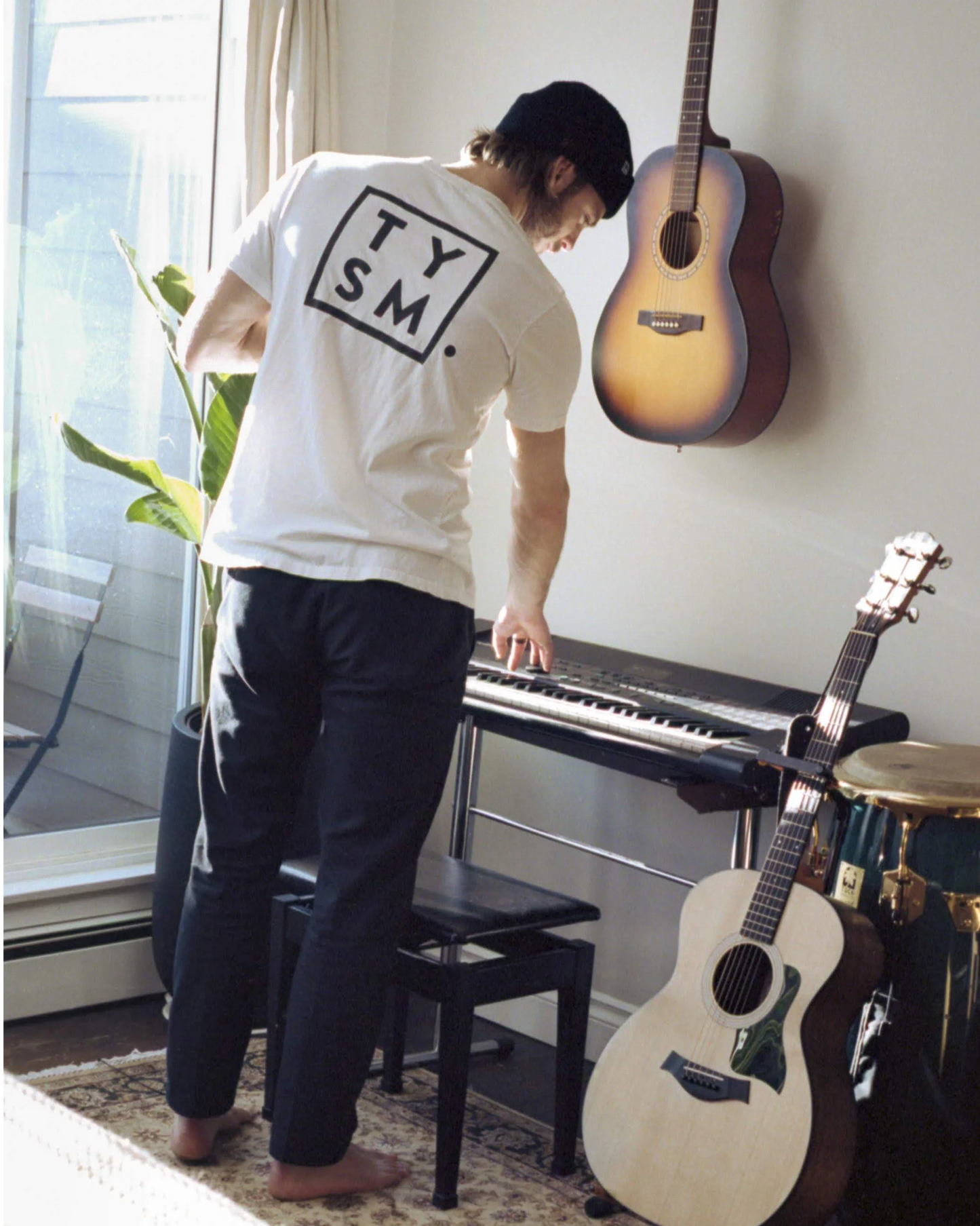 TYSM Box Tee | White