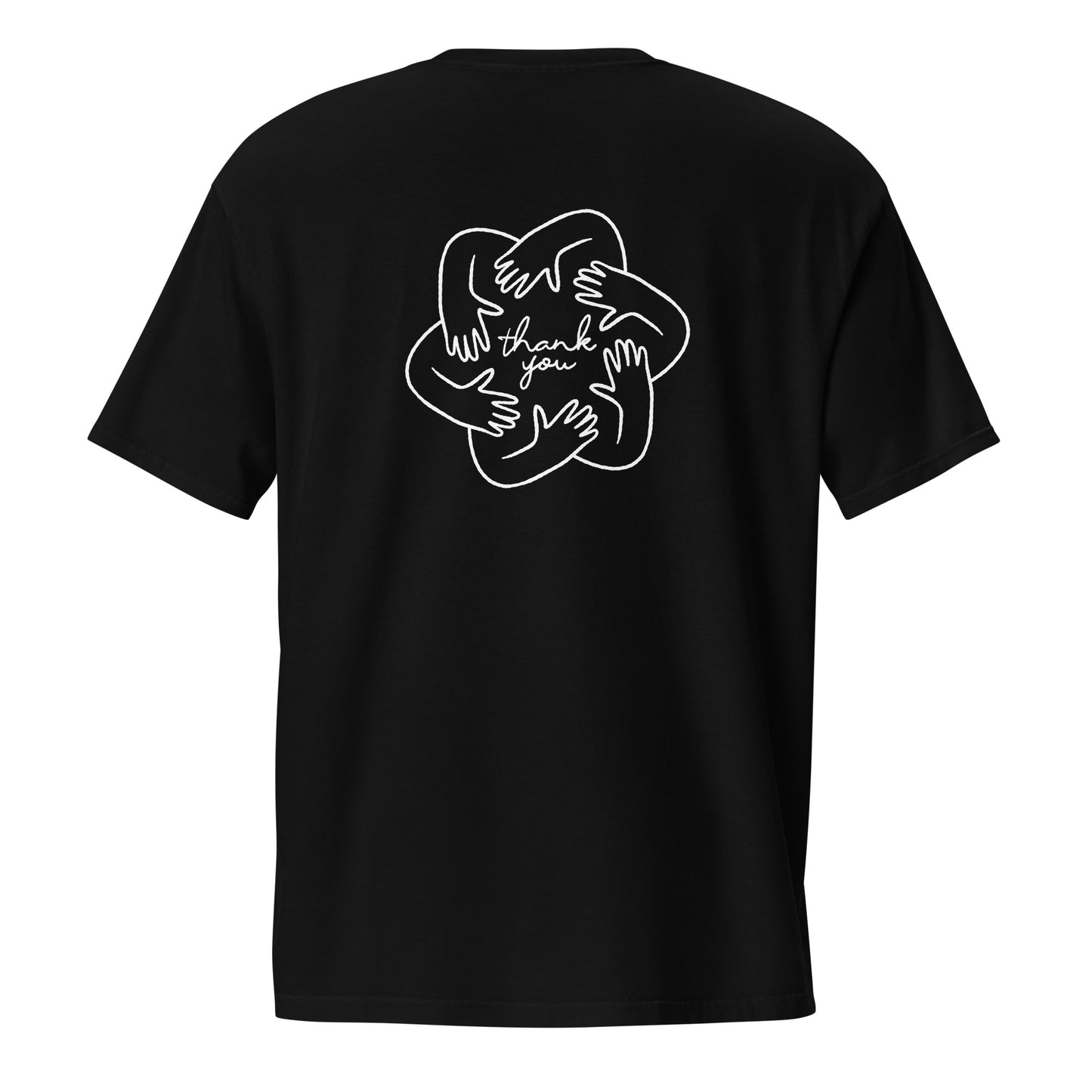 'Together' Pocket Tee w Back Print | White Logo