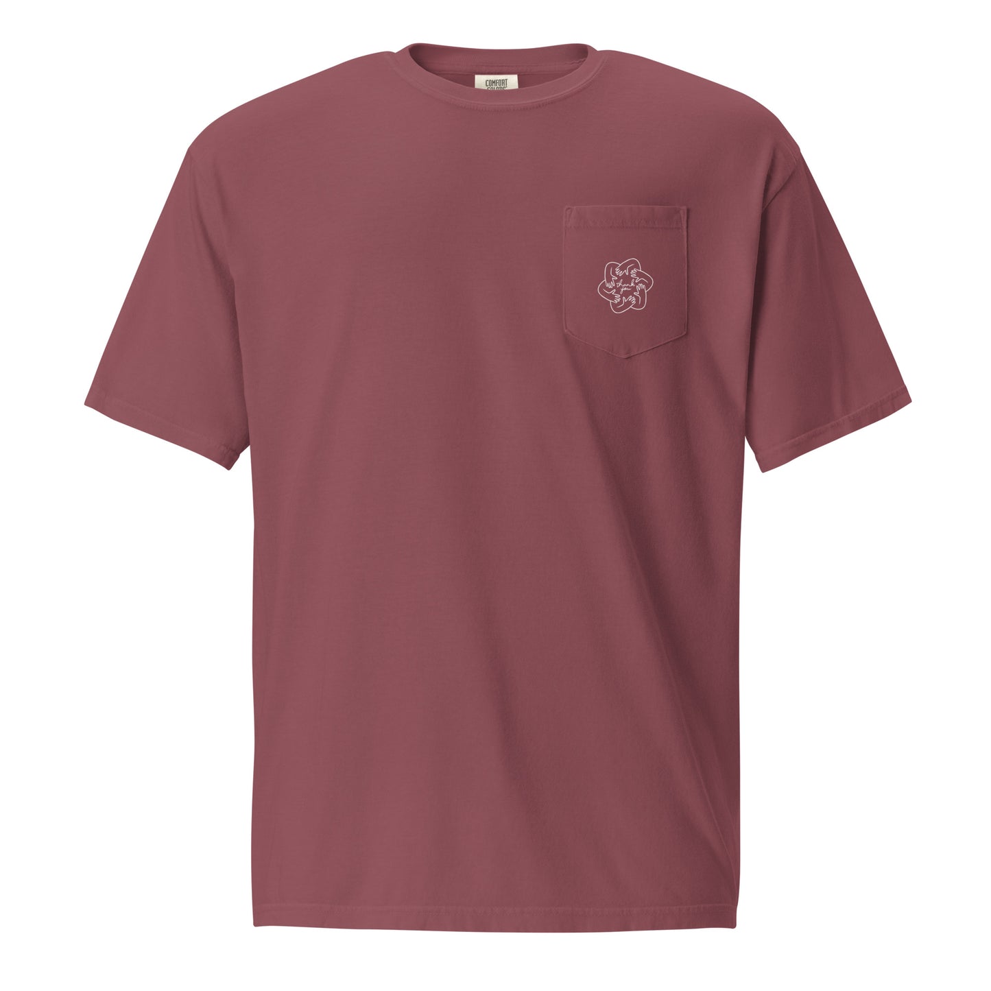 'Together' Pocket Tee w Back Print | White Logo
