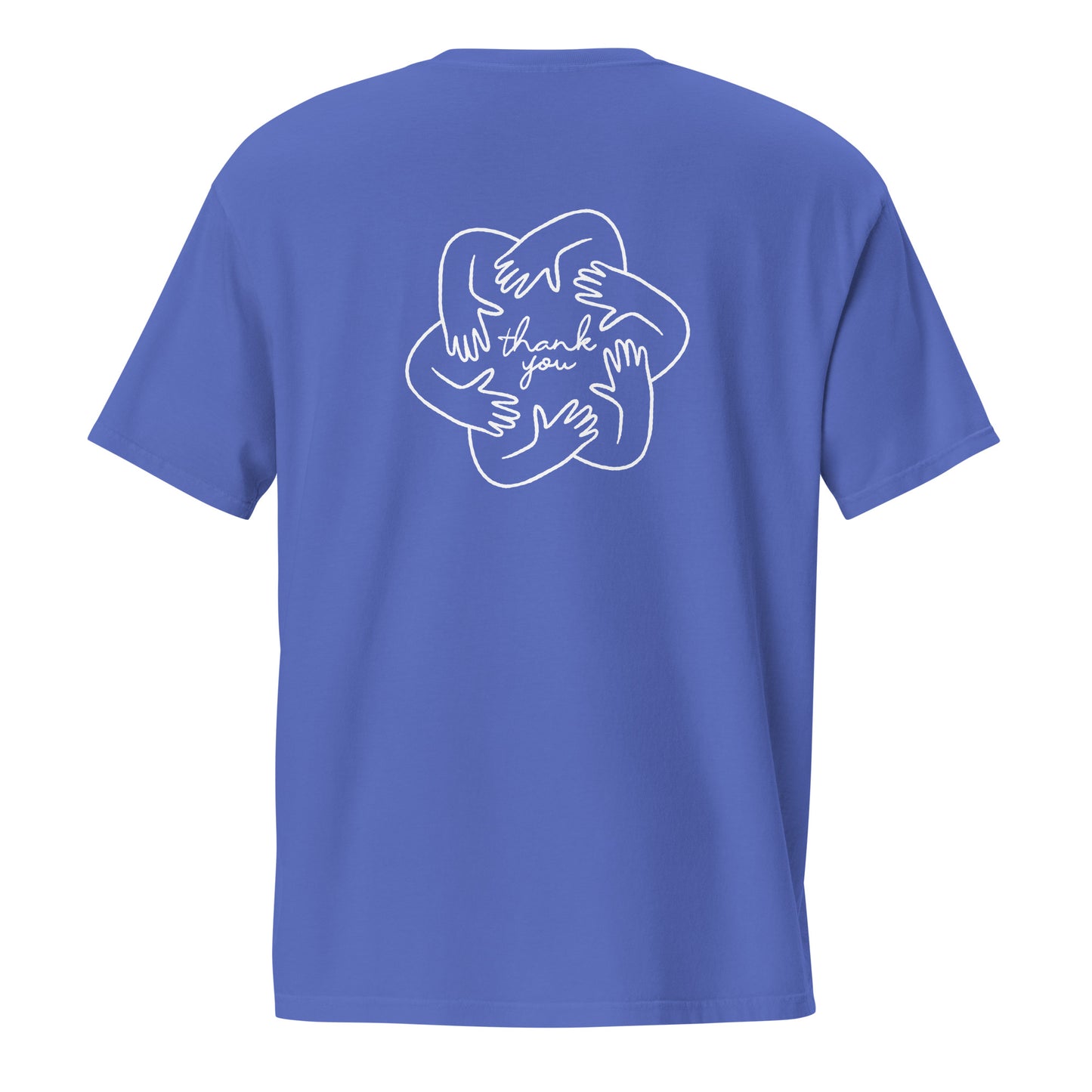'Together' Pocket Tee w Back Print | White Logo
