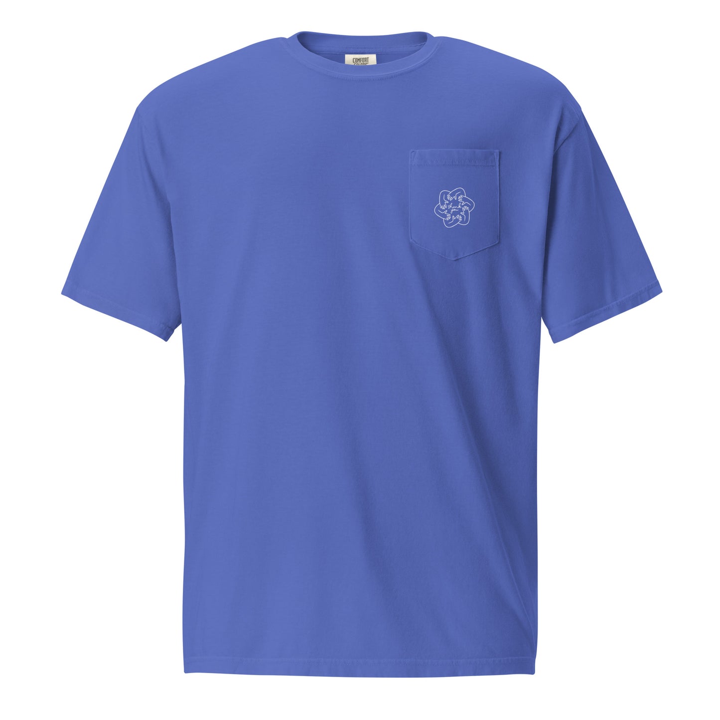 'Together' Pocket Tee w Back Print | White Logo
