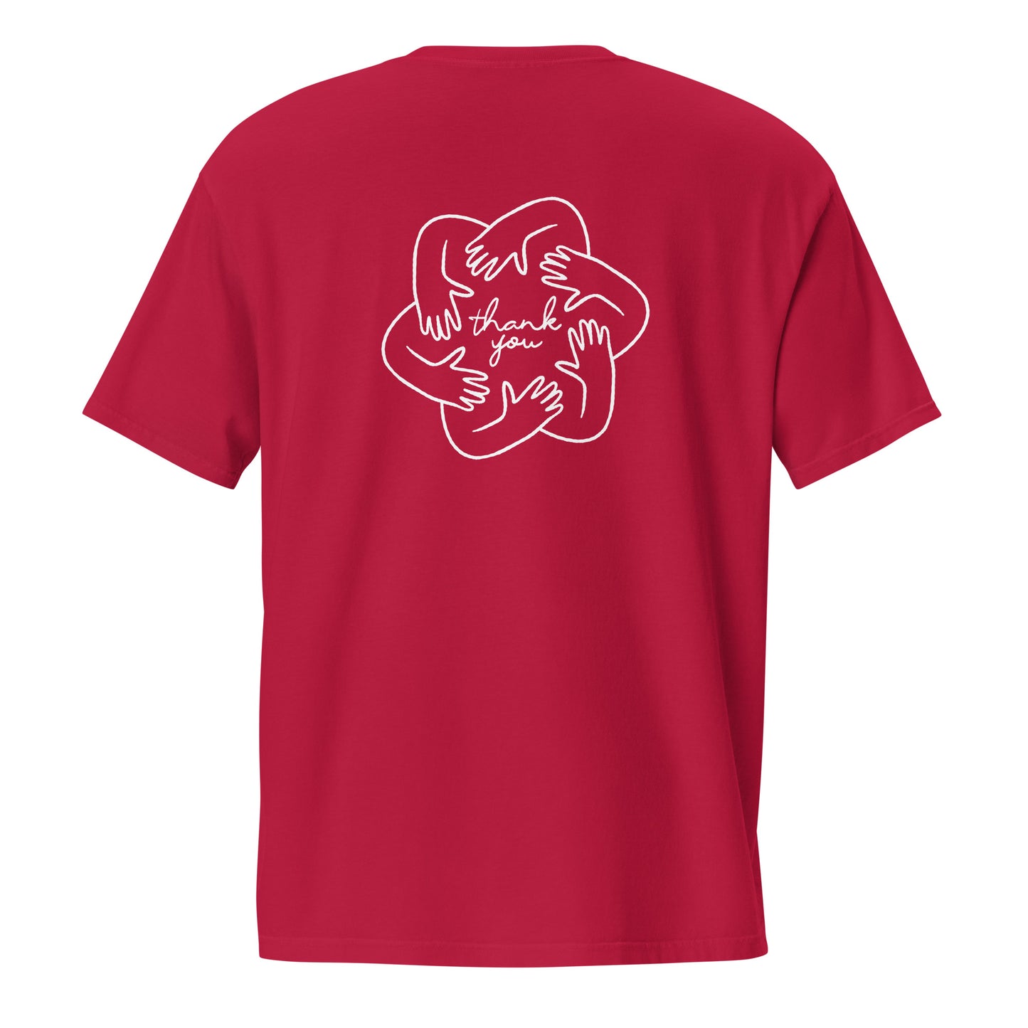 'Together' Pocket Tee w Back Print | White Logo