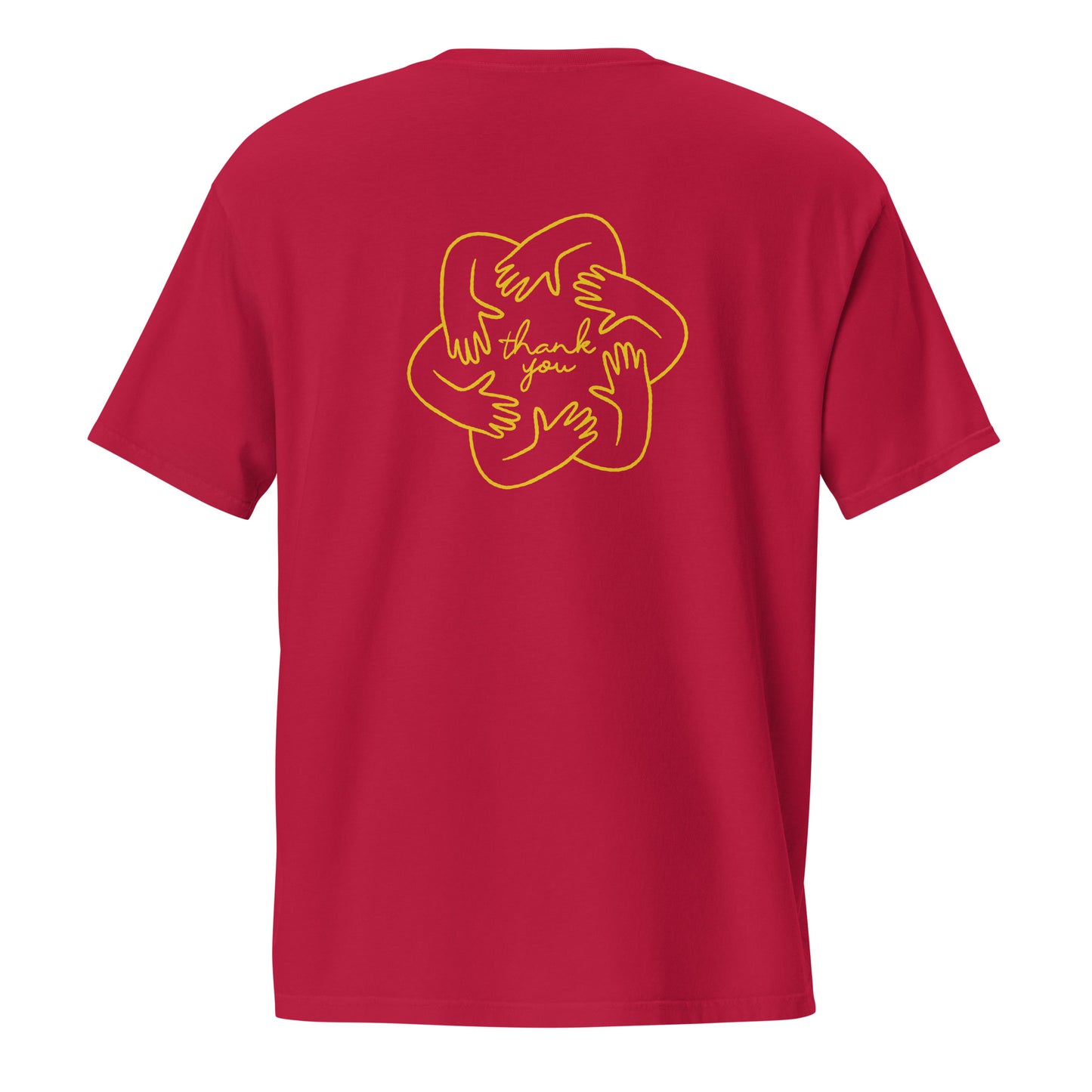 'Together' Pocket Tee w Back Print | Gold Logo