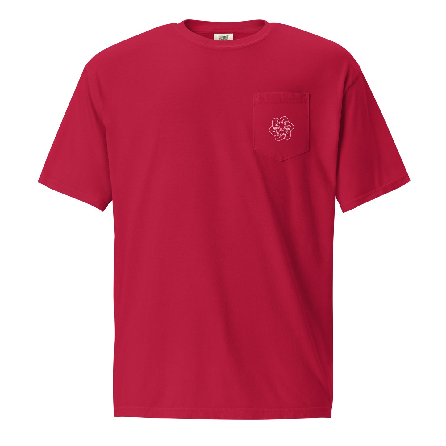 'Together' Pocket Tee w Back Print | White Logo
