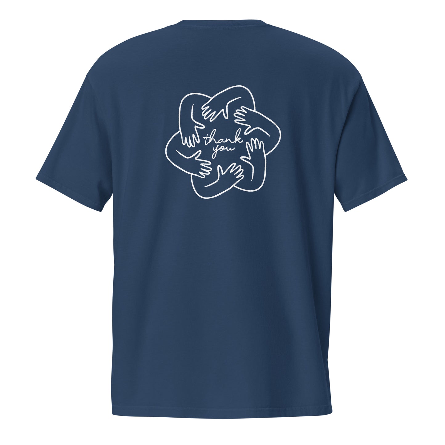 'Together' Pocket Tee w Back Print | White Logo
