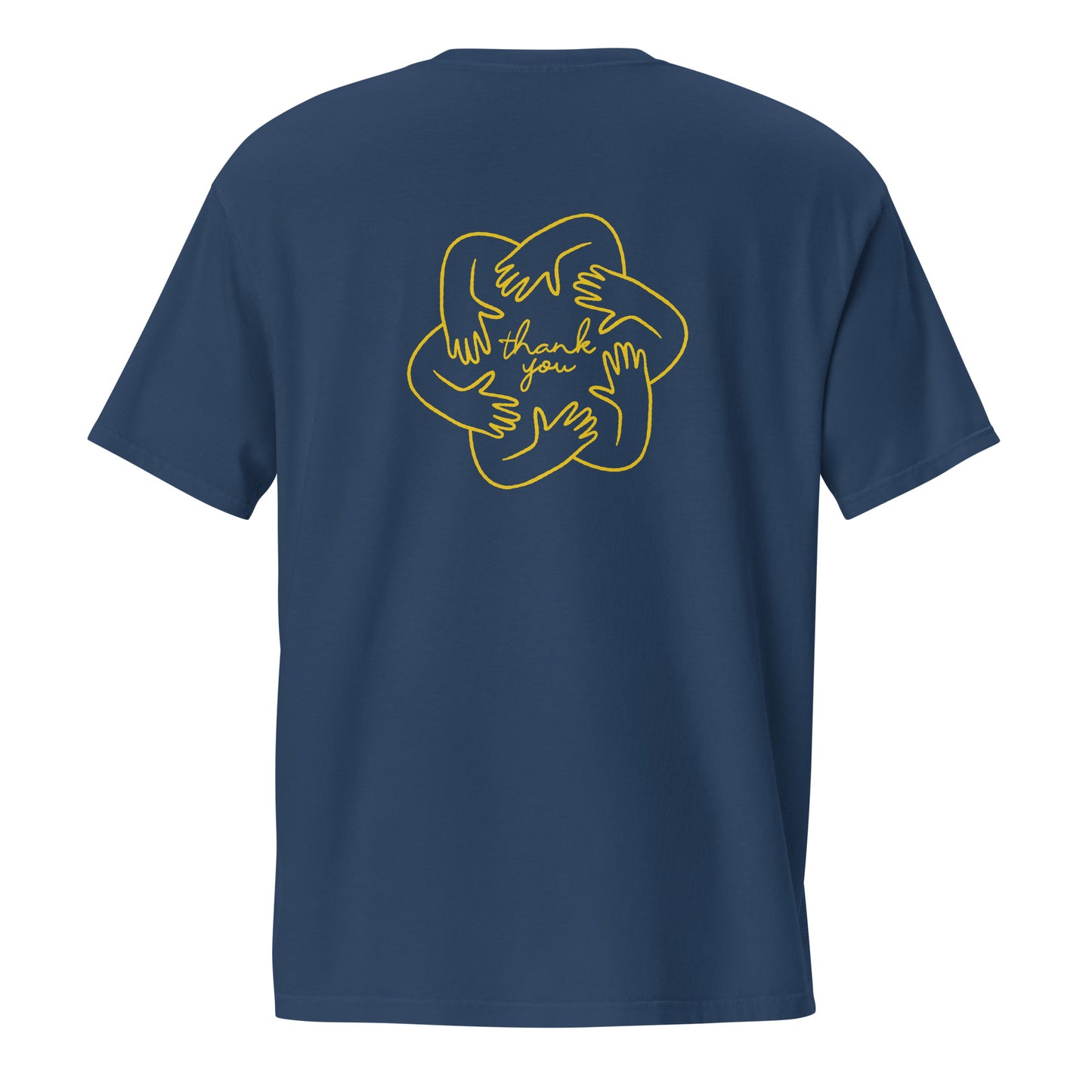 'Together' Pocket Tee w Back Print | Gold Logo