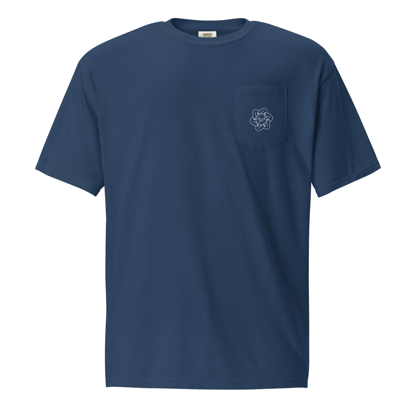 'Together' Pocket Tee w Back Print | White Logo
