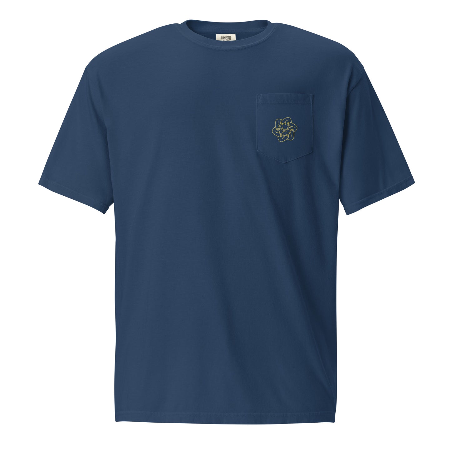 'Together' Pocket Tee w Back Print | Gold Logo