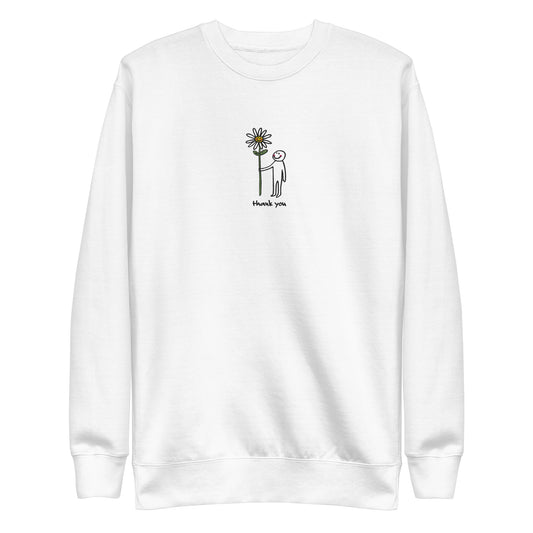 Flower Boy Embroidered Crewneck Sweater